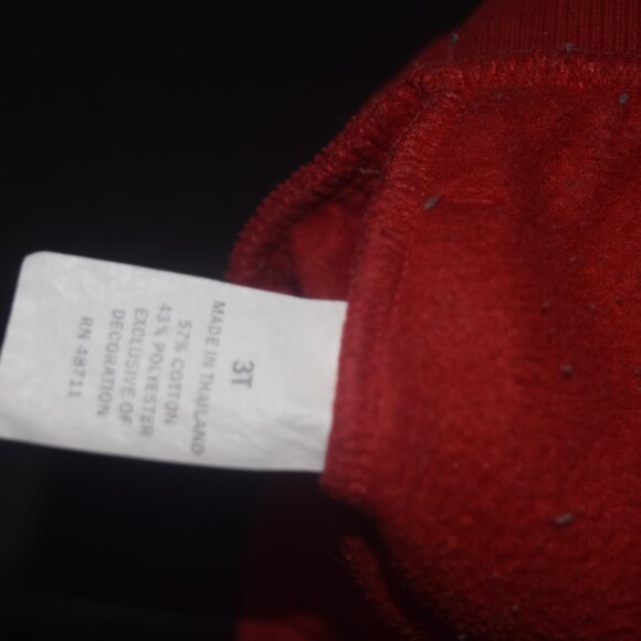 Red sweat pants 3T - Picture 3 of 3